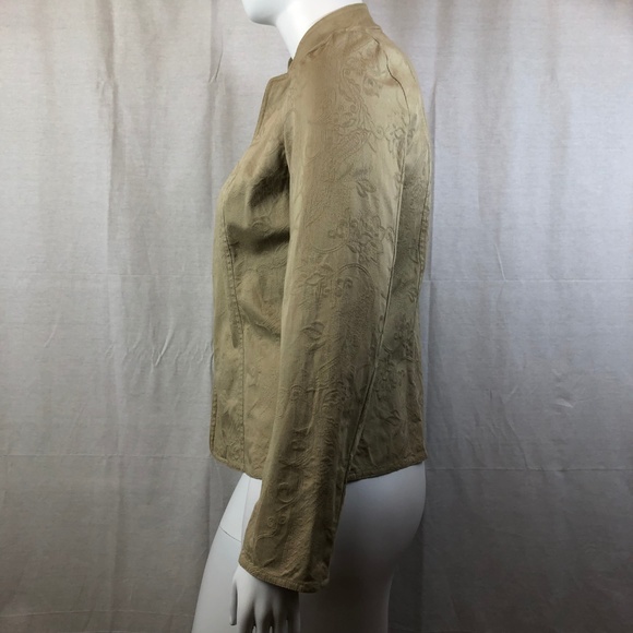 Peck & Peck Weekend Blazer, Embossed Floral Print - Picture 2 of 8